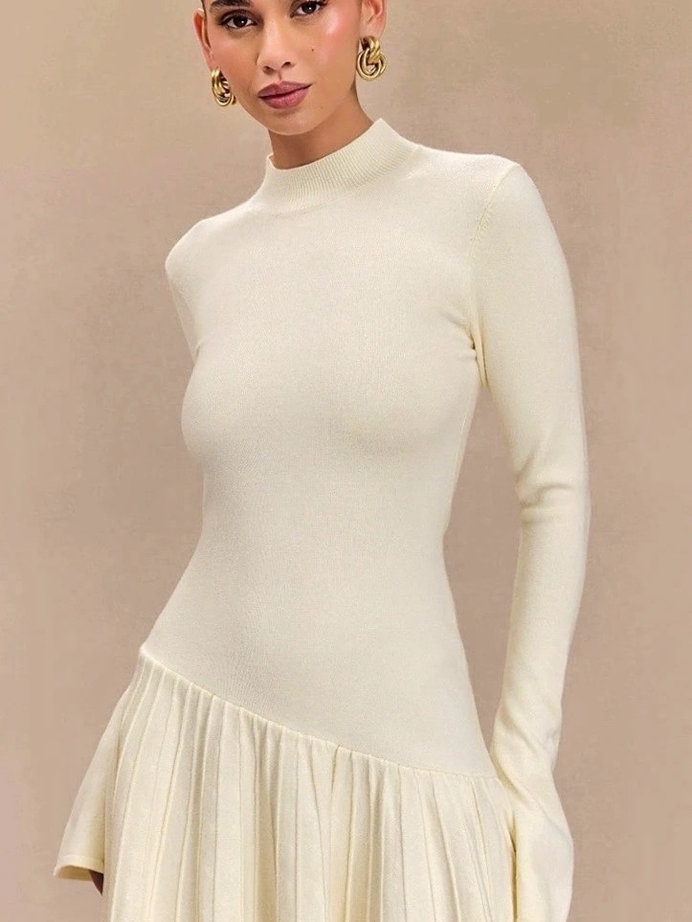 Meshki Cream Mini Dress Like New